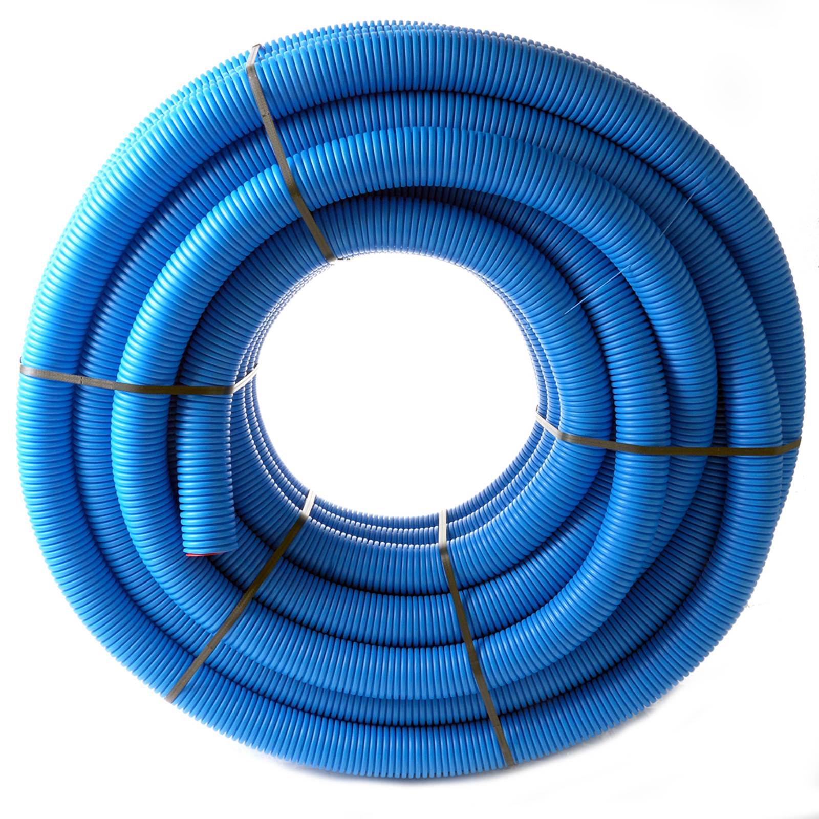 Flexrør til ventilation, antibakteriel slange, blå Flexrør til ventilation, antibakteriel slange, blå