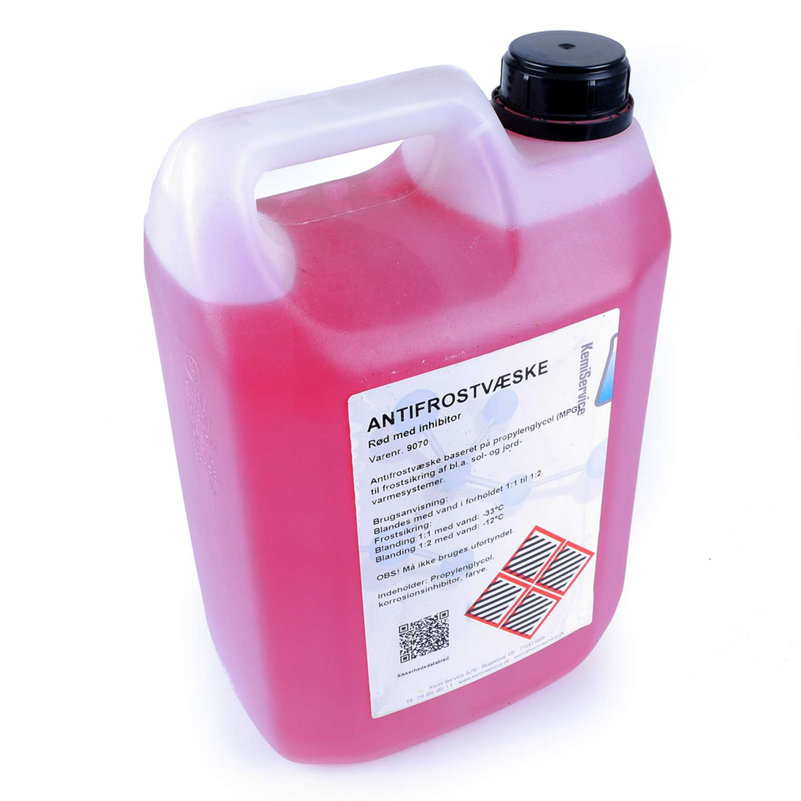 Propylenglykol solfangervæske Propylenglykol solfangervæske