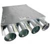 TriaAir lige fordelerboks til rist 300x100 L310, 4 muffer - ø75 TriaAir lige fordelerboks til rist 300x100 L310, 4 muffer - ø75