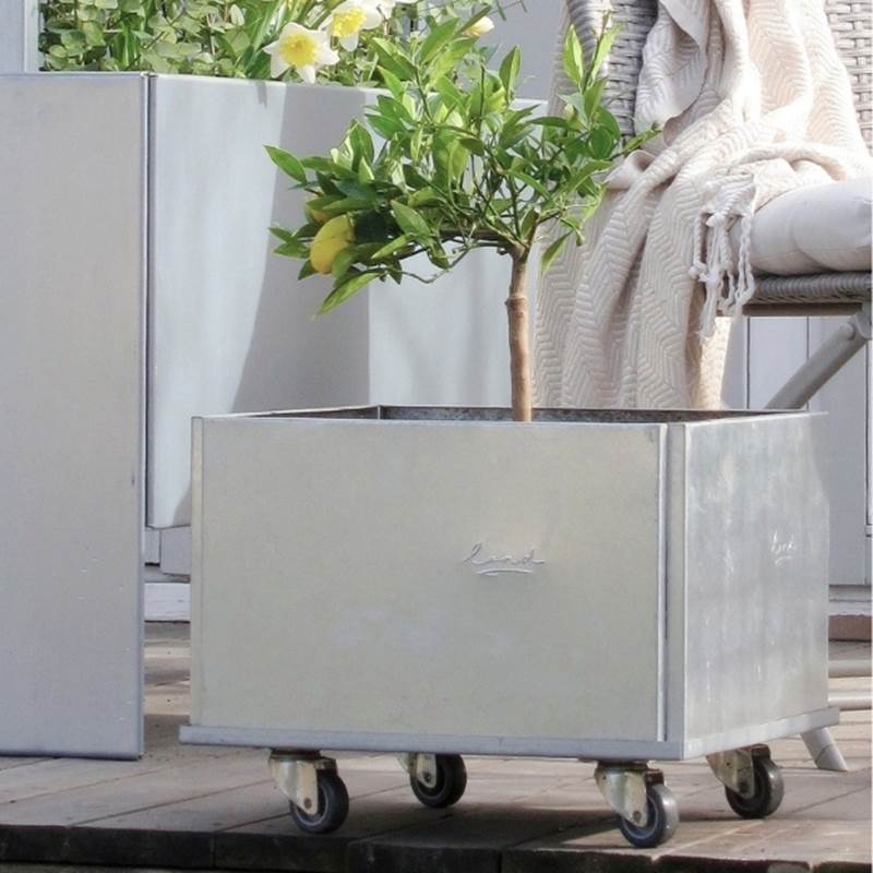 Plantekasser Land Classic, galvaniseret (Bredde: 40 cm) Plantekasser Land Classic, galvaniseret (Bredde: 40 cm)