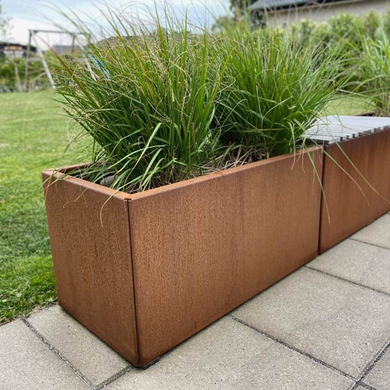 Højbede Land Modern, cortenstål (Bredde: 60 cm) Højbede Land Modern, cortenstål (Bredde: 60 cm)