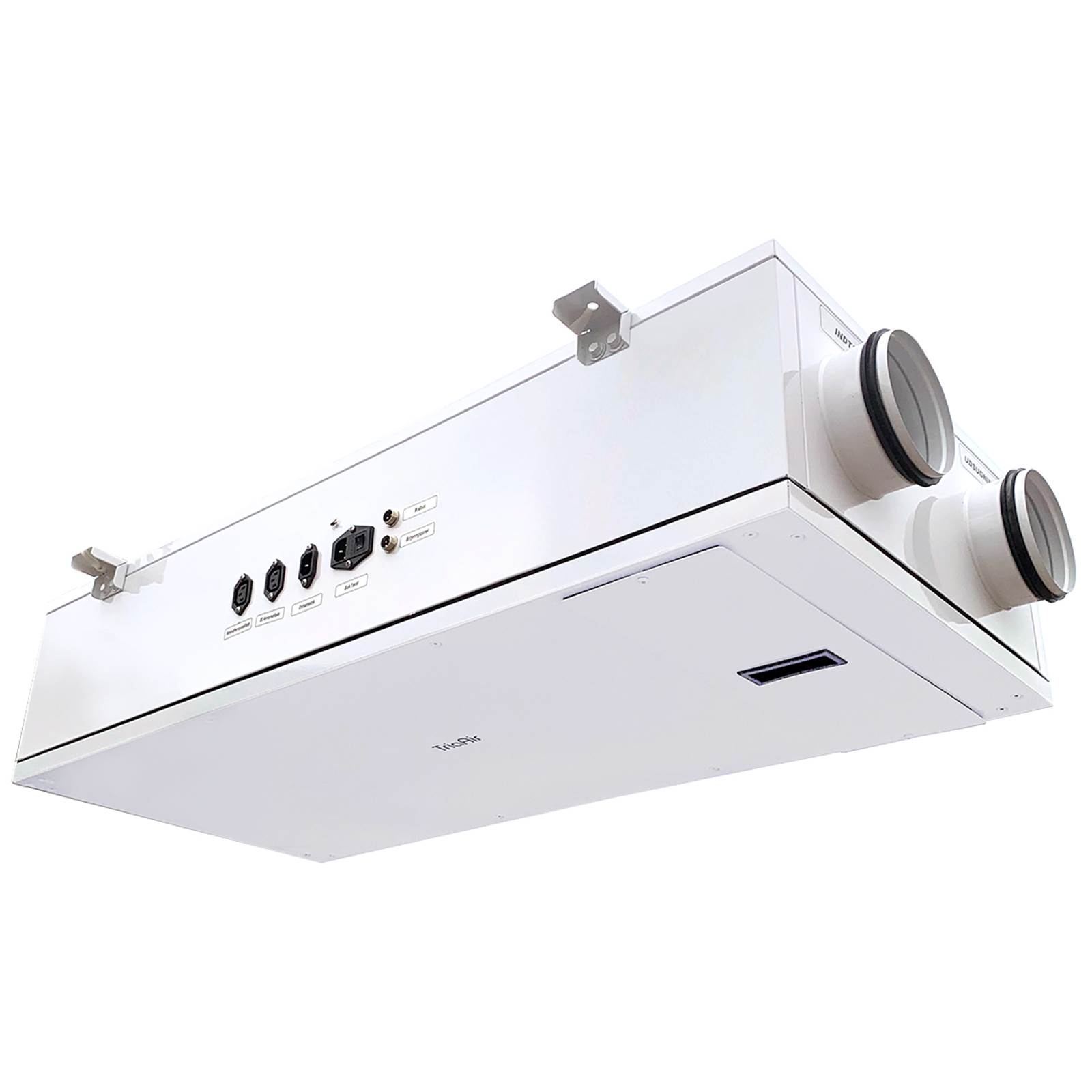 TriaAir Ventilationsanlæg BRHR-150 Slim, Slim model til Ophængning under loft TriaAir Ventilationsanlæg BRHR-150 Slim, Slim model til Ophængning under loft