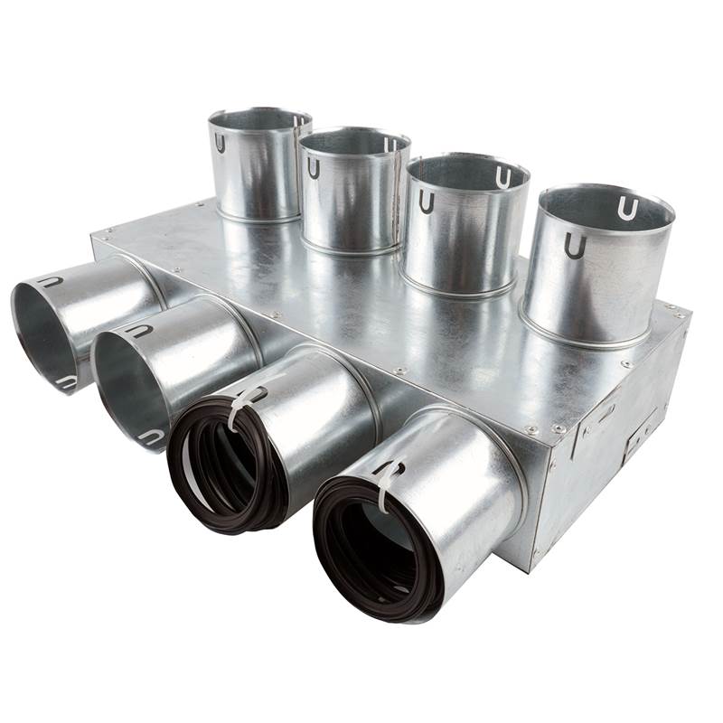 Triair fordeler, vinkel med 4 x 4 muffer Ø75 Triair fordeler, vinkel med 4 x 4 muffer Ø75